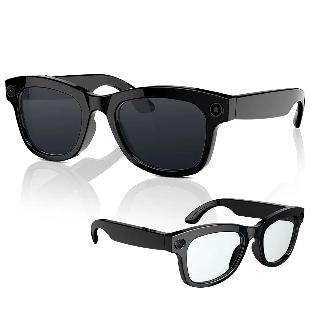 Fashion Smart Wearable Headset 32G Insert Memory Multi-Function Wireless AI Translation ENC Video Audio Music Video Streaming